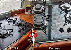 Antes y después: limpieza profunda de cocina por Domestikas